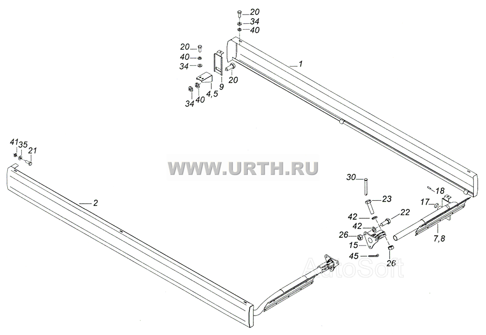 4308-8410003-30 Установка боковой защиты